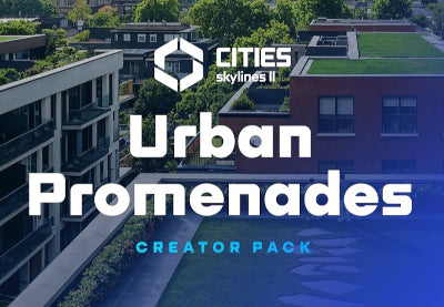 Cities: Skylines II - Creator Pack: Urban Promenades DLC EU PC Steam CD Key