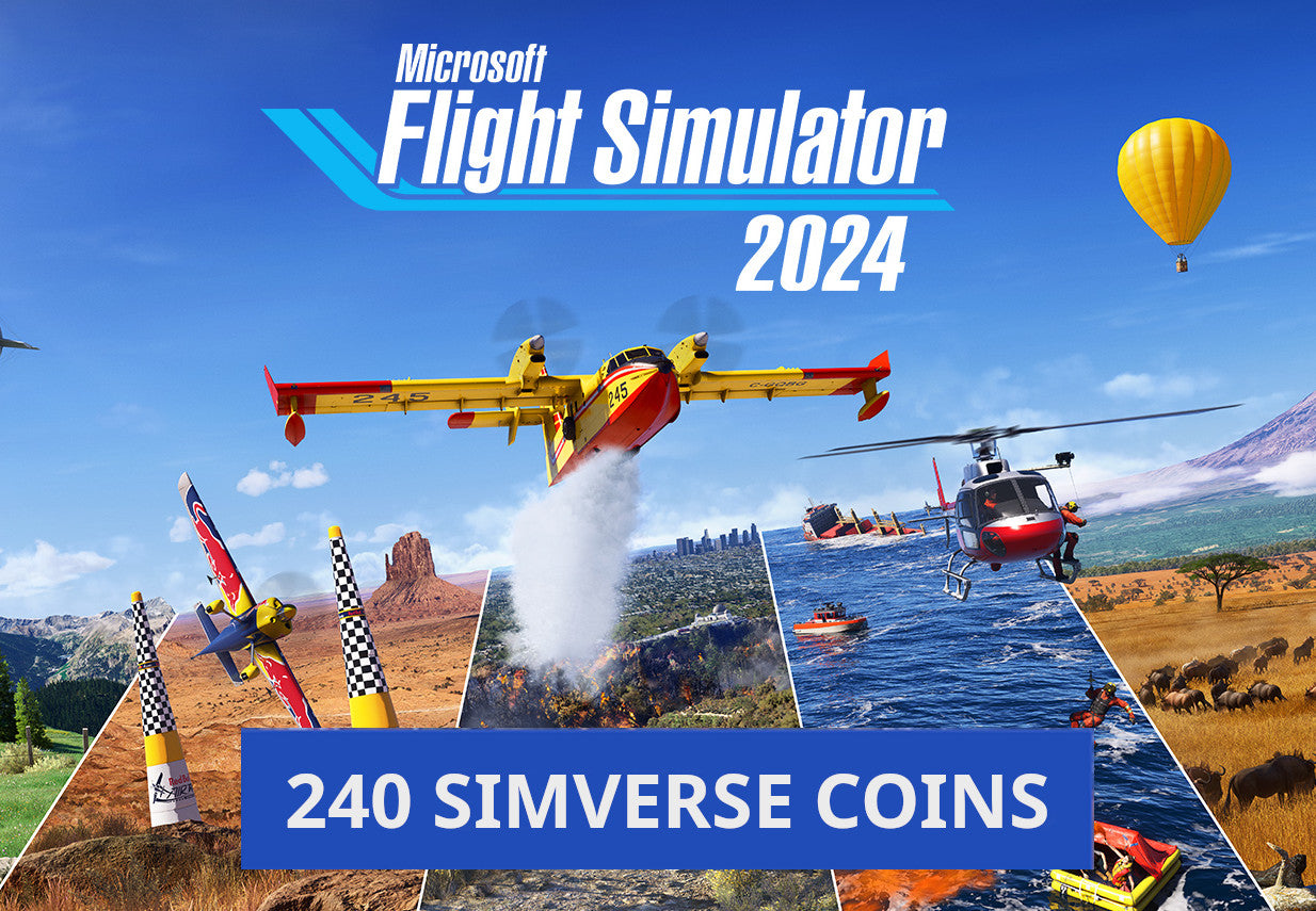 Microsoft Flight Simulator 2024 - 240 Simverse Coins DLC US Xbox Series X|S / PC CD Key