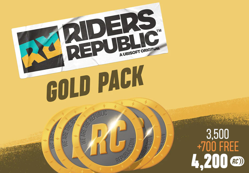 Riders Republic Coins Gold Pack - 4200 Credits EU XBOX One / Xbox Series X|S CD Key