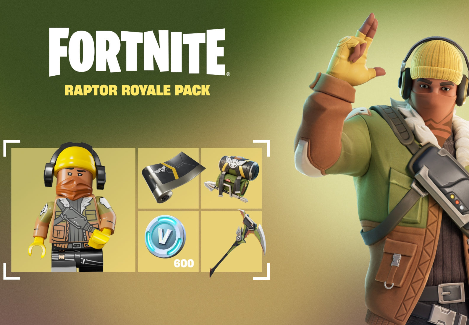 Fortnite - Raptor Royale Pack US XBOX One / Xbox Series X|S CD Key