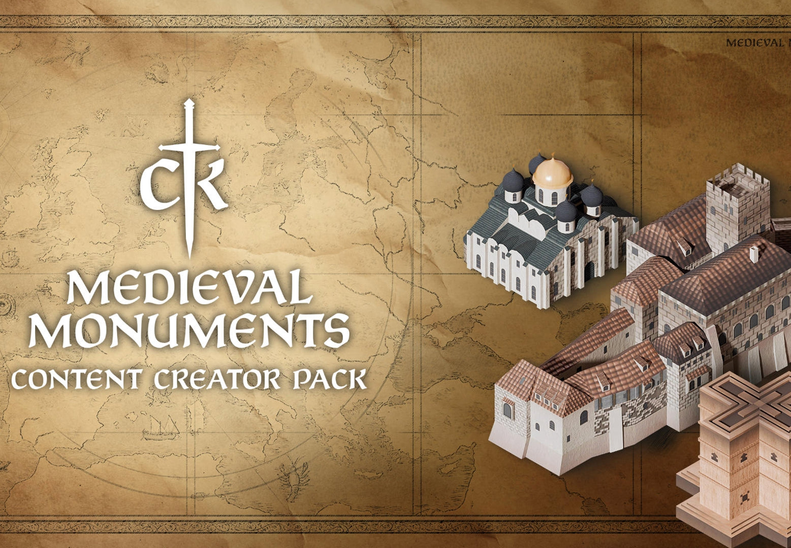 Crusader Kings III - Content Creator Pack: Medieval Monuments DLC PC Steam CD Key