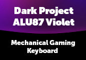 Dark Project ALU87 Violet - Mechanical Gaming Keyboard (ISO DE) EU Prismyx Voucher