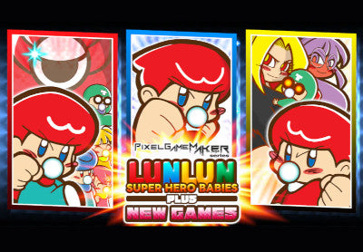 Pixel Game Maker Series LUNLUN SUPER HERO BABIES PLUS NEWGAMES PC Steam CD Key