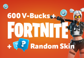 Fortnite - 600 V-Bucks + Random Skin AR XBOX One / Xbox Series X|S CD Key