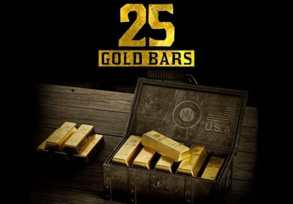 Red Dead Online - 25 Gold Bars XBOX One CD Key