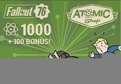 Fallout 76 - 1000 (+100 Bonus) Atoms EU XBOX One CD Key