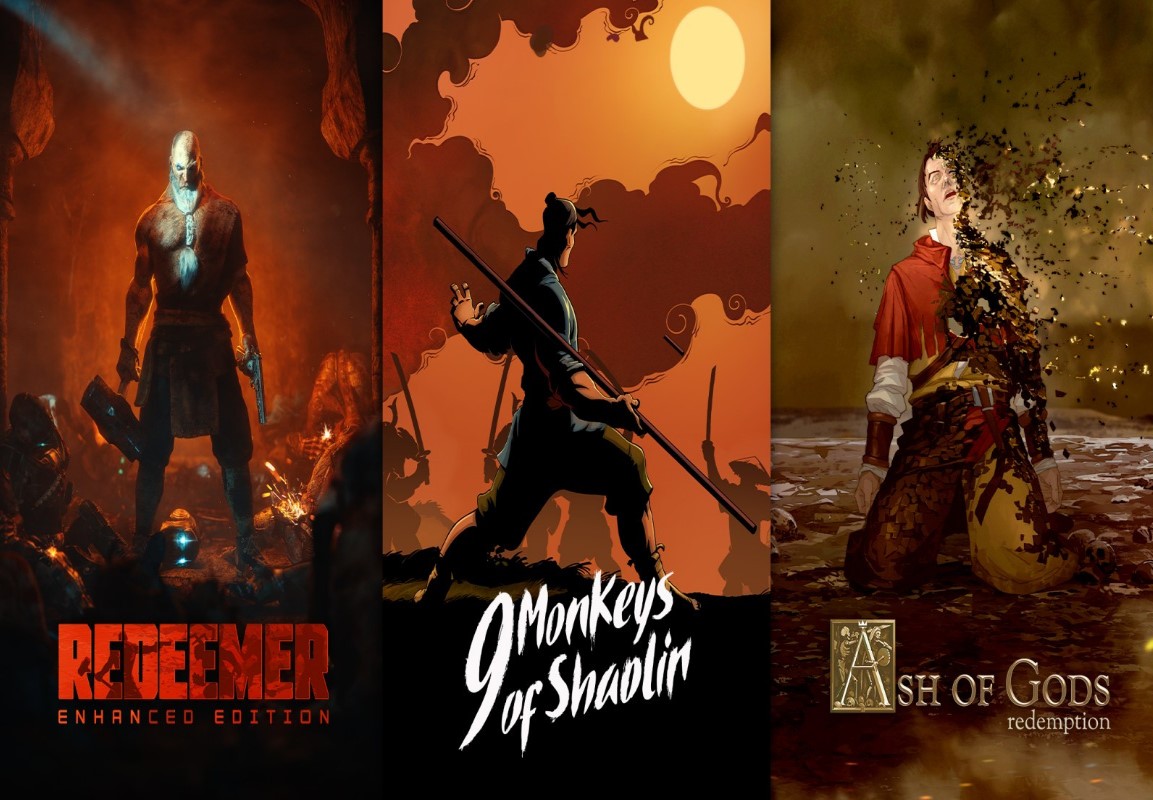 9 Monkeys of Shaolin + Ash of Gods + Redeemer: Bundle XBOX One Account