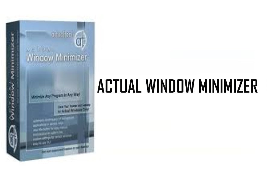 Actual Tools - Actual Window Minimizer 8 PC CD Key
