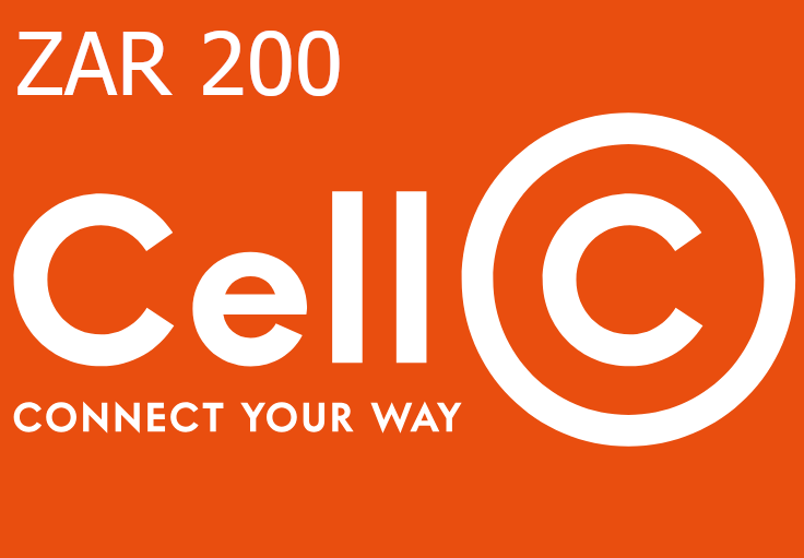 CellC 200 ZAR Mobile Top-up ZA