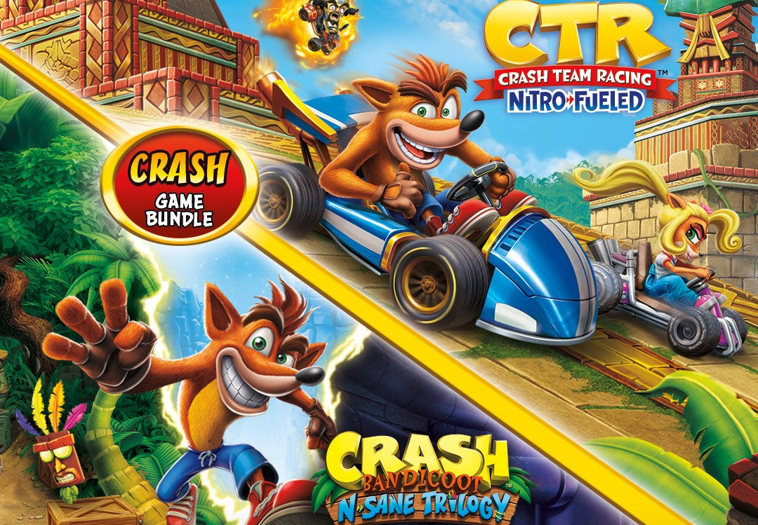 Crash Bandicoot Bundle - N. Sane Trilogy + CTR Nitro-Fueled XBOX One / Xbox Series X|S Account