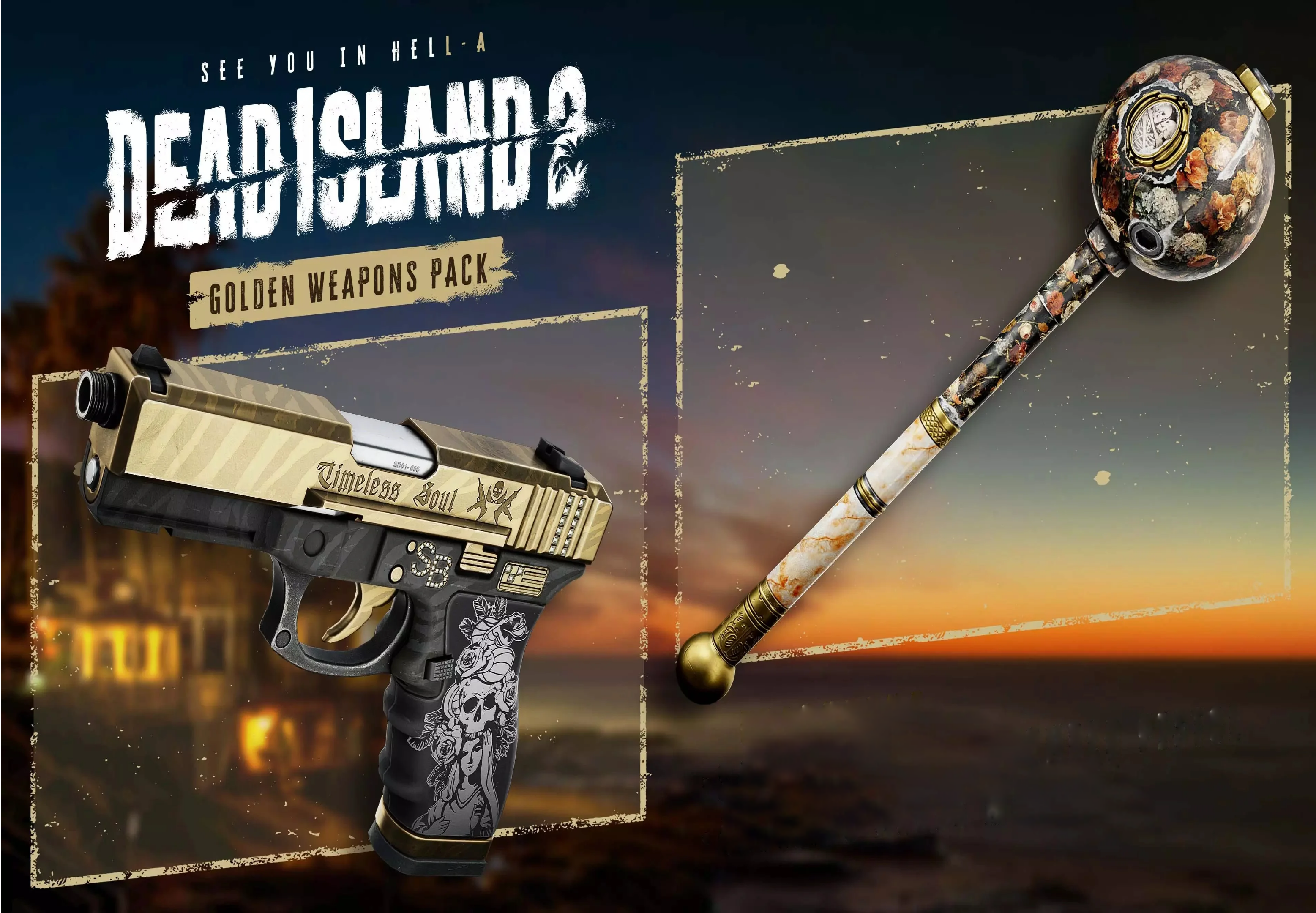 Dead Island 2 - Golden Weapons Pack DLC US PS4 CD Key