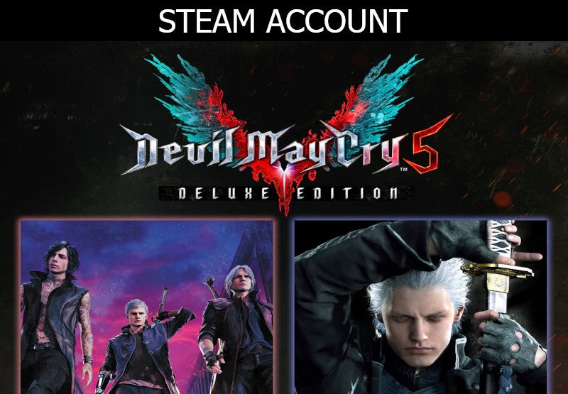 Devil May Cry 5 Deluxe + Vergil PC EU Steam CD Key