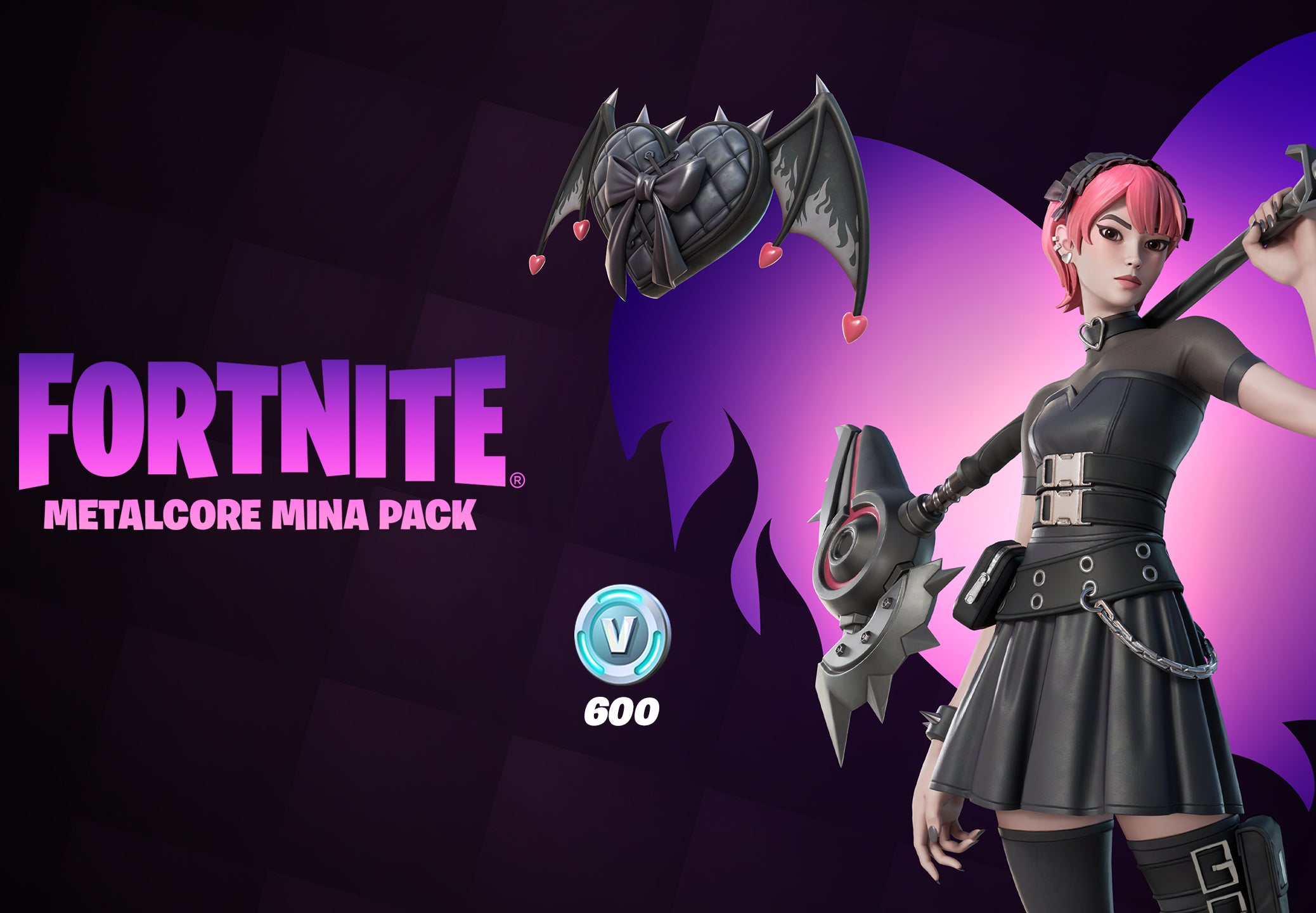 Fortnite - Metalcore Mina Pack AR XBOX One / Xbox Series X|S CD Key