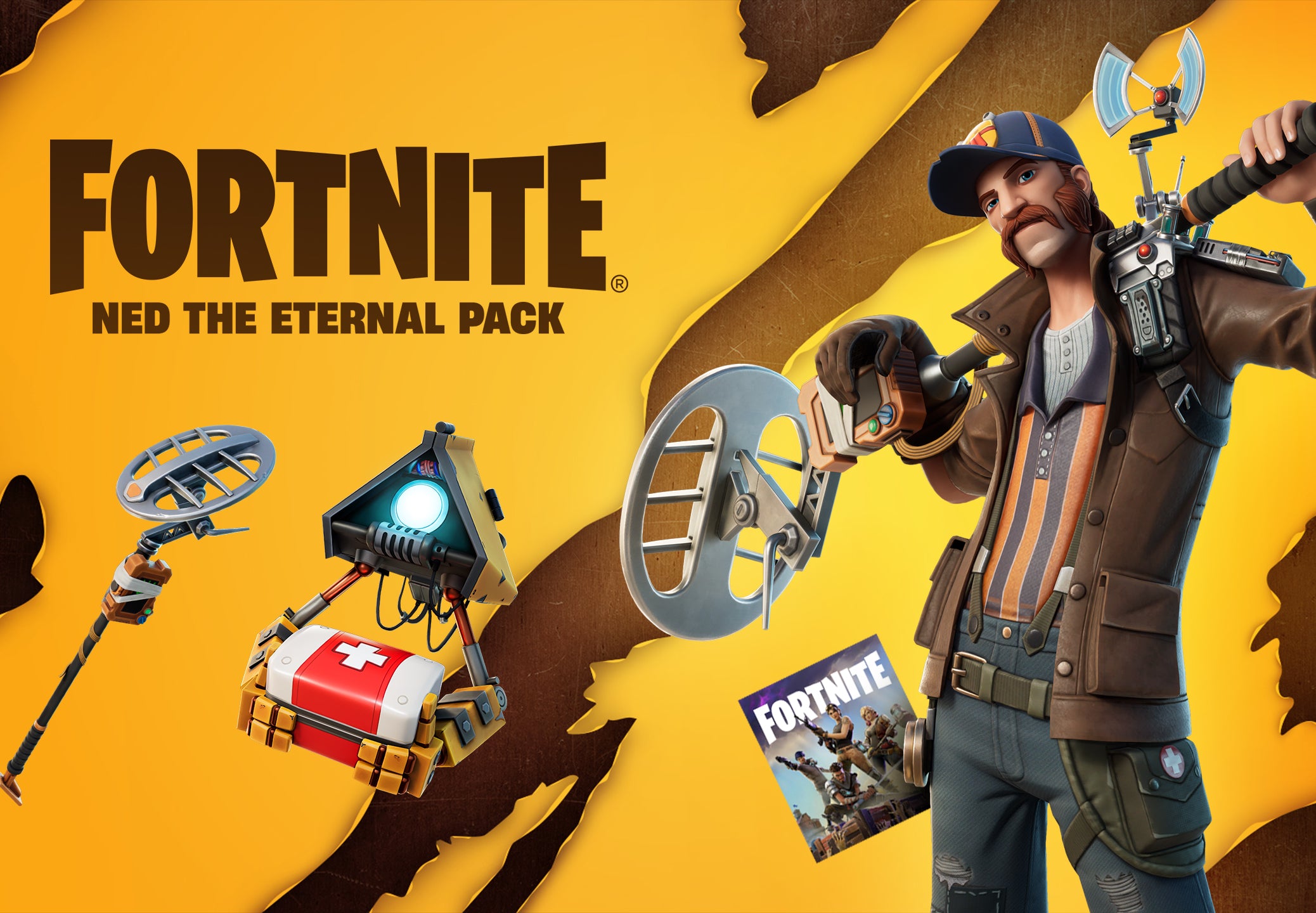 Fortnite - Ned the Eternal Pack DLC BR XBOX One / Xbox Series X|S CD Key