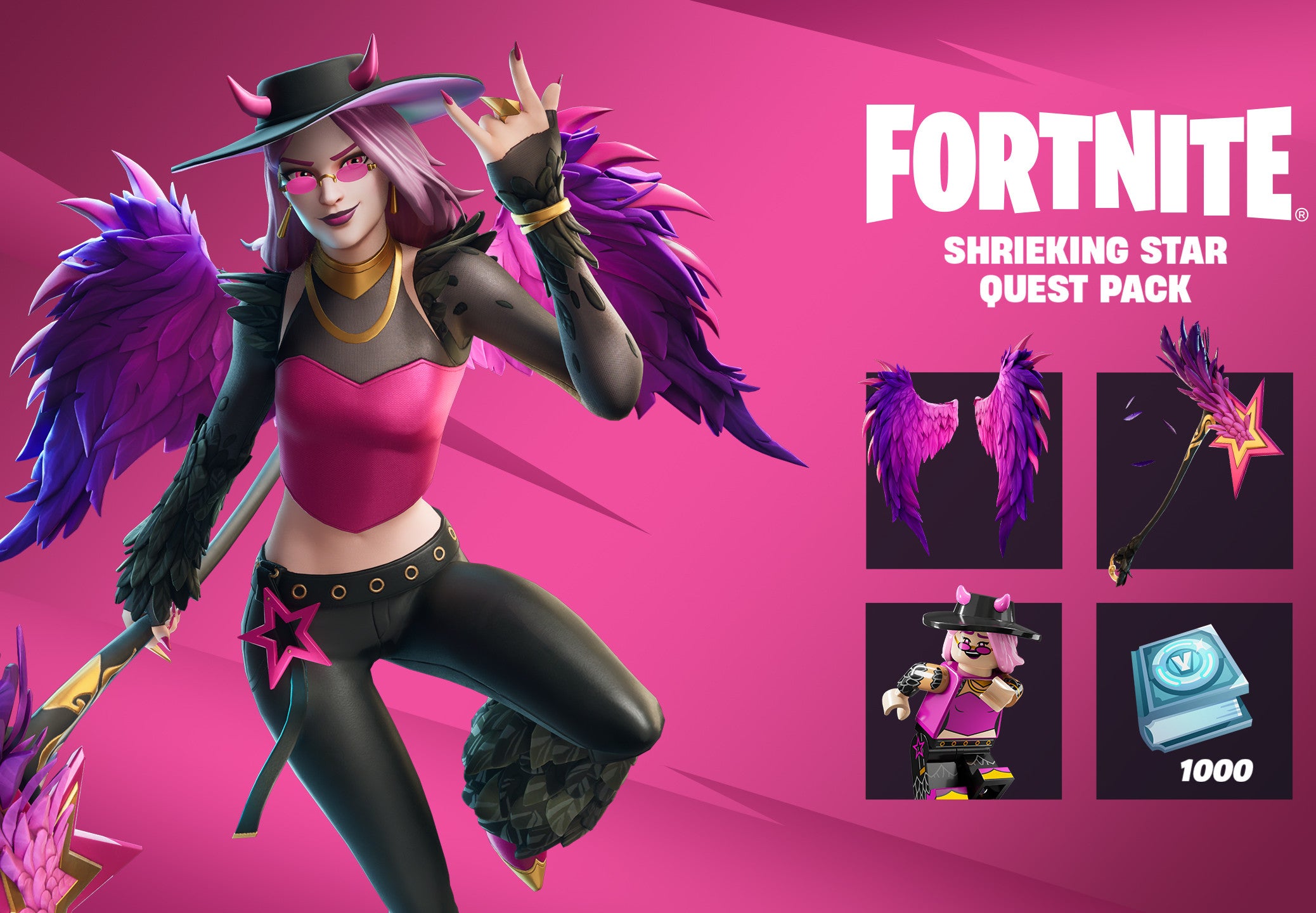 Fortnite - Shrieking Star Quest Pack DLC CO XBOX One / Xbox Series X|S CD Key