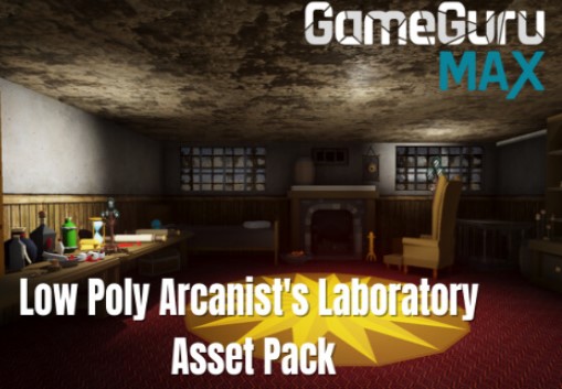 GameGuru MAX - Low Poly Asset Pack - Arcanist's Labratory DLC PC Steam CD Key
