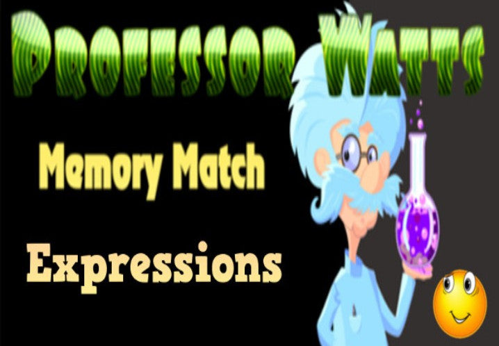 Professor Watts Memory Match: Expressions Steam CD Key