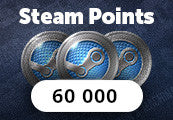 60.000 Steam Points Manual Delivery