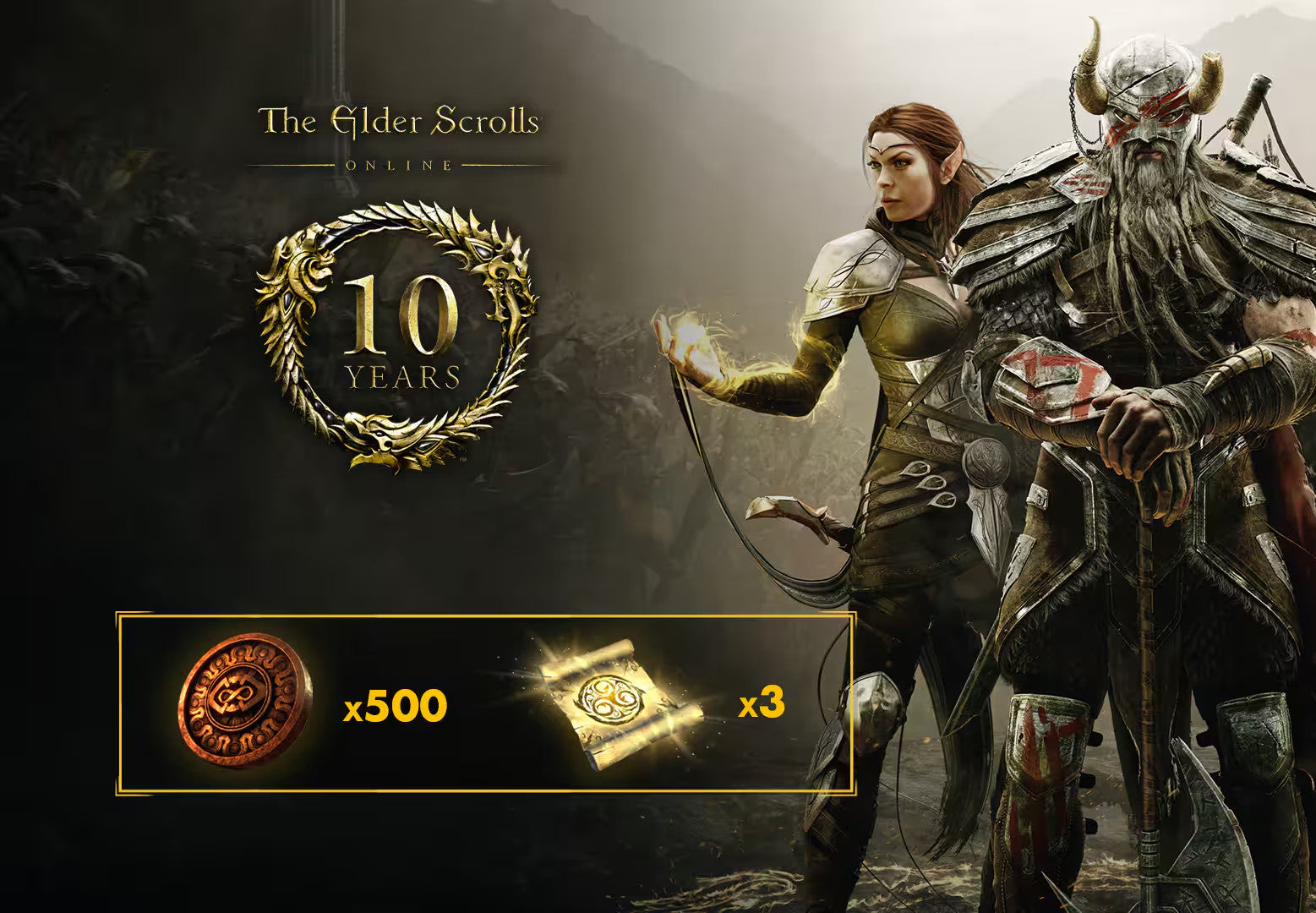 The Elder Scrolls Online - 10th Anniversary Pack DLC XBOX One / Xbox Series X|S / PC CD Key