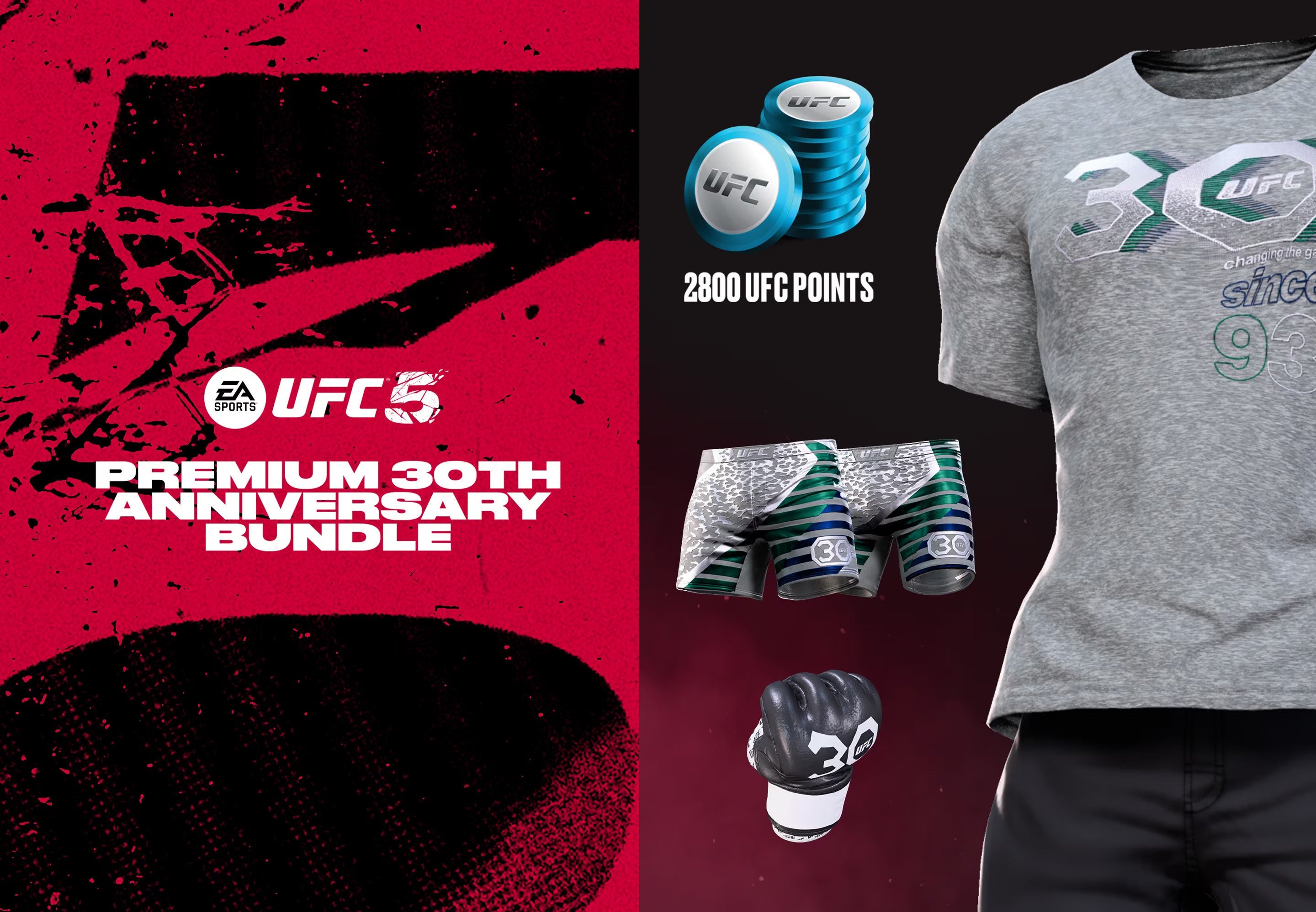 UFC 5 - Premium 30th Anniversary Bundle DLC AR Xbox Series X|S CD Key