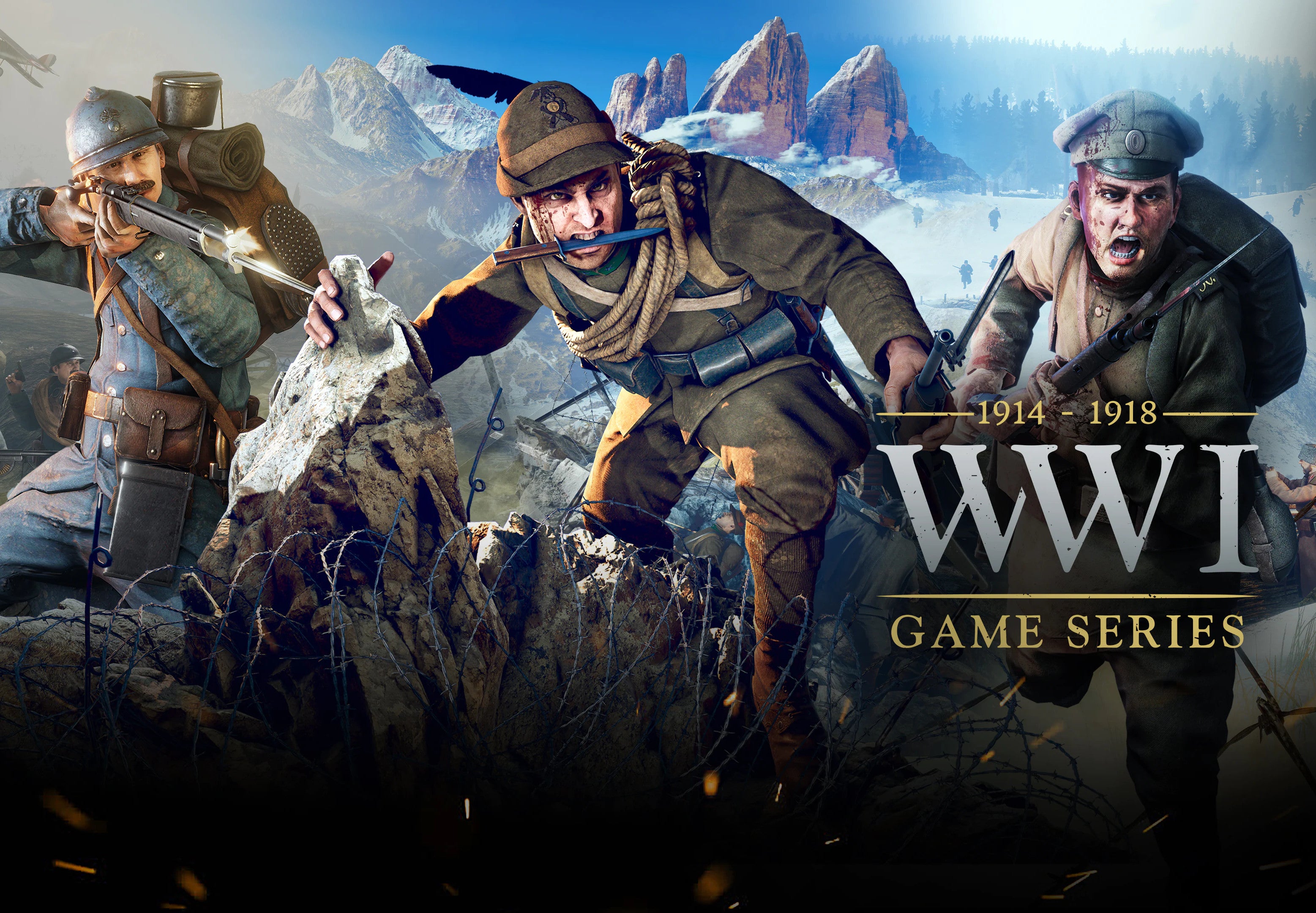 WW1 Game Series Bundle AR XBOX One / Xbox Series X|S CD Key