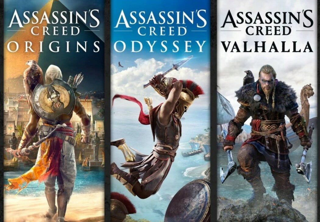 Assassin's Creed Bundle: Assassin's Creed Valhalla, Assassin's Creed Odyssey, and Assassin's Creed Origins AR XBOX One / Xbox Series X|S CD Key