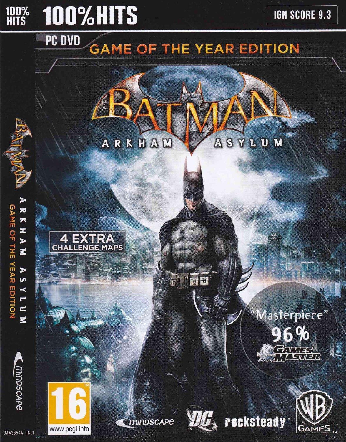 Batman: Arkham Asylum GOTY Edition PC GOG CD Key