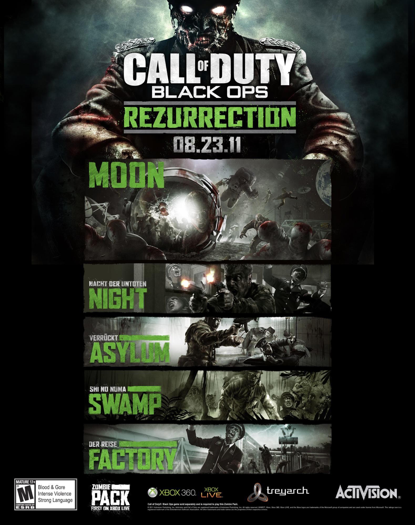 Call of Duty: Black Ops - Rezurrection DLC Steam CD Key (Mac OS X)