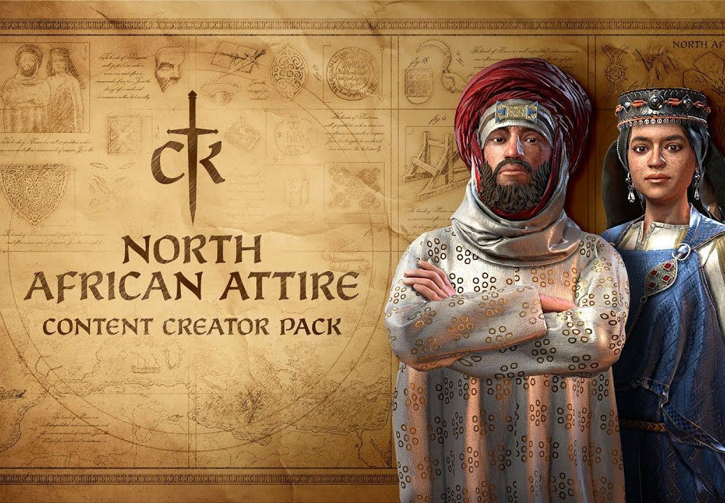 Crusader Kings III - Content Creator Pack: North African Attire DLC Steam CD Key