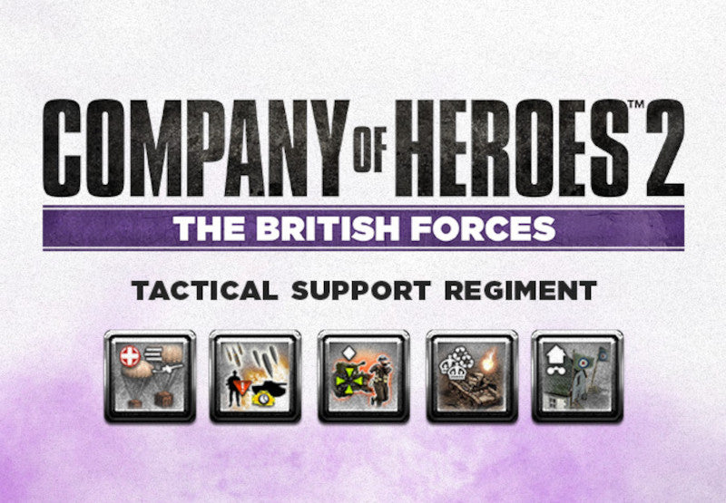 Company of Heroes 2 - British Commander: Tactical Support Regiment DLC Steam CD Key