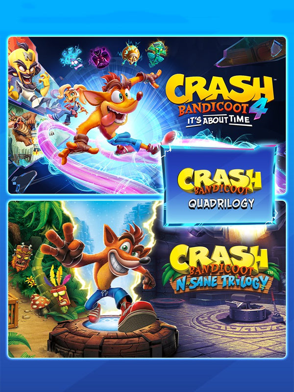 Crash Bandicoot Quadrilogy Bundle US XBOX One CD Key