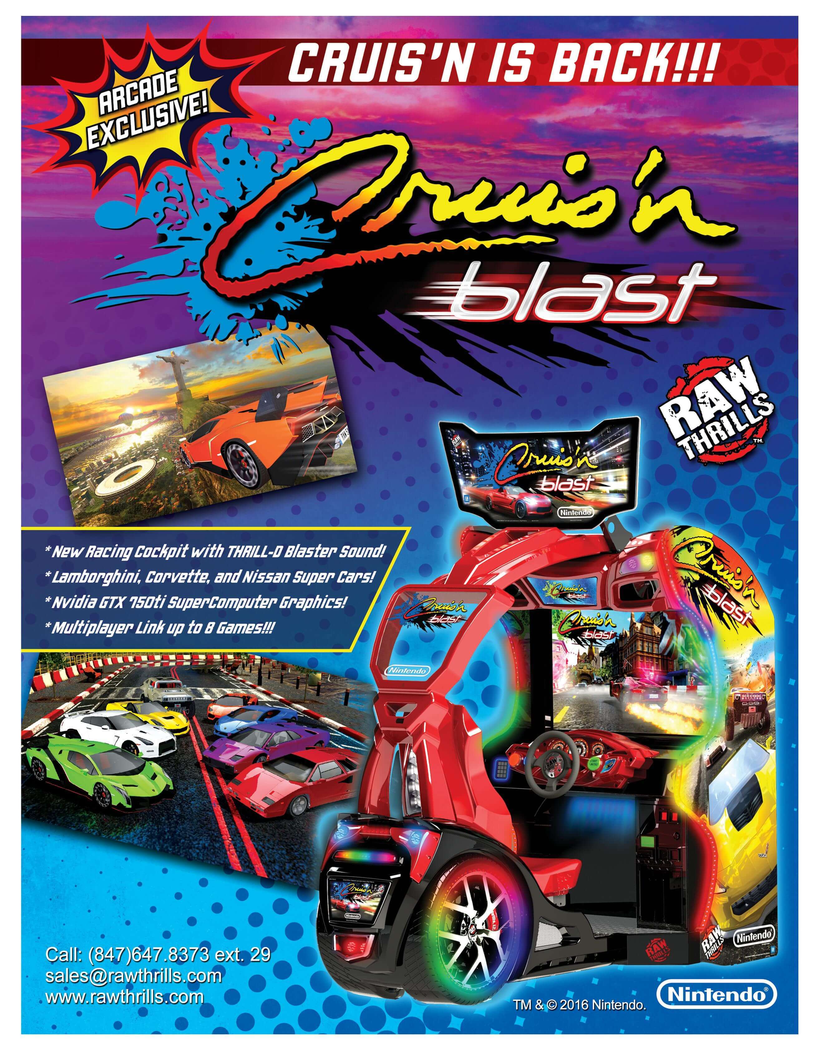 Cruis'n Blast EU Nintendo Switch CD Key