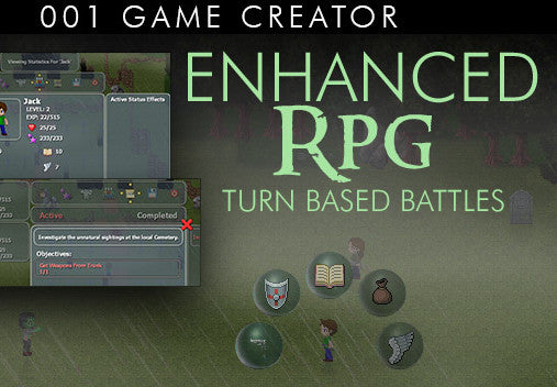 001 Game Creator - Enhanced RPG (Turn-Based Battles) DLC Steam CD Key