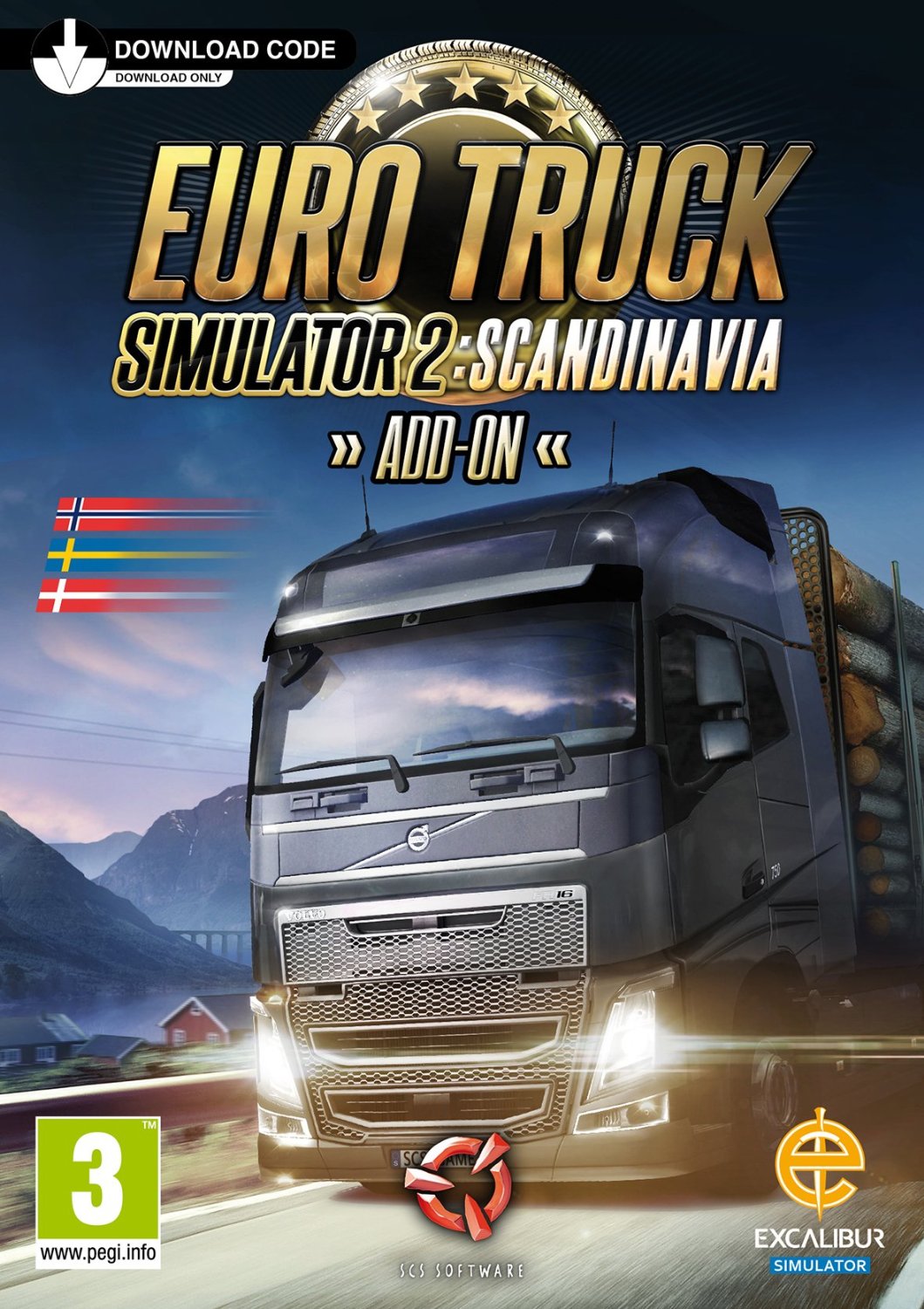 Euro Truck Simulator 2 - Scandinavia DLC Steam Altergift