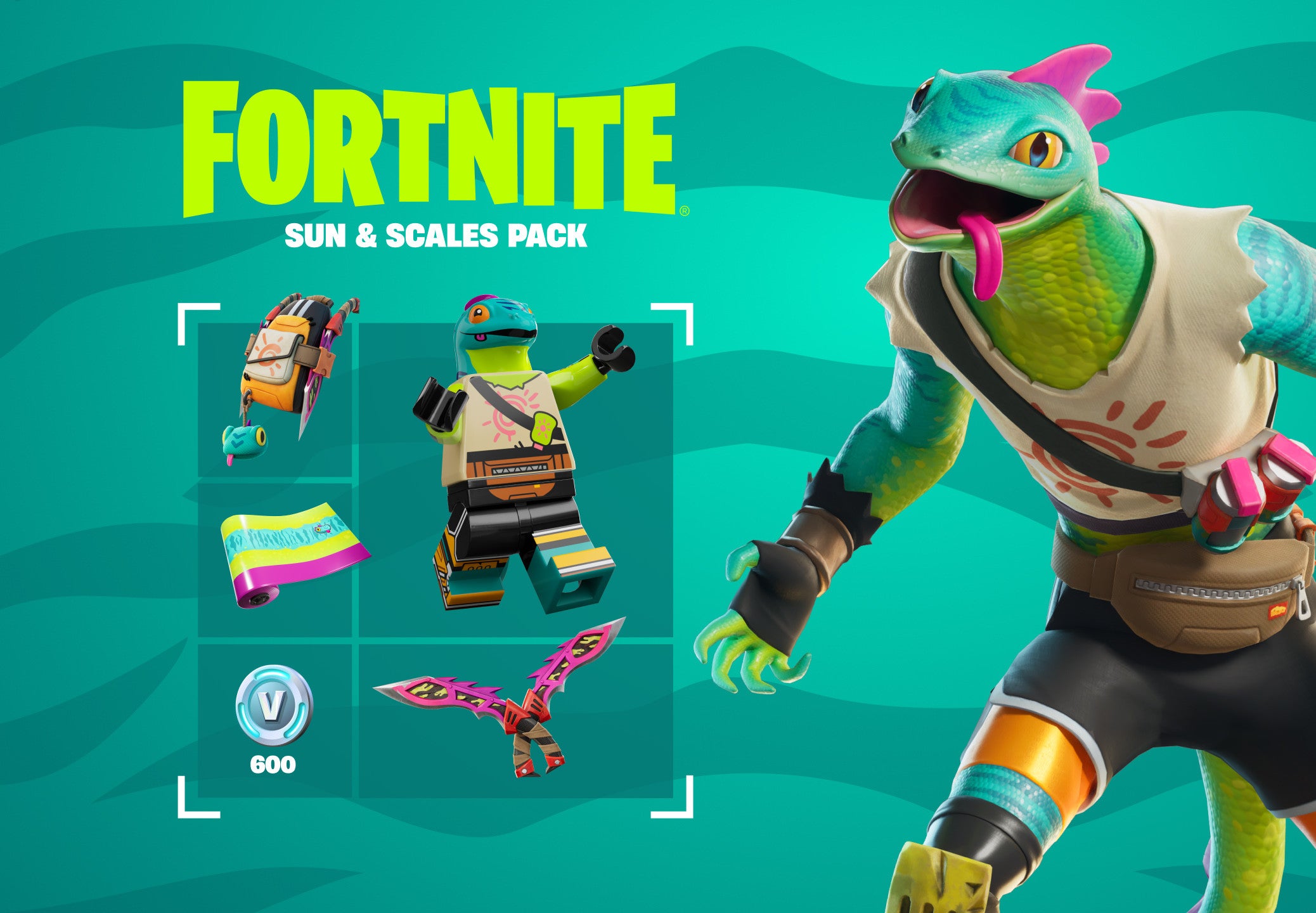 Fortnite - Sun & Scales Pack DLC EU XBOX One / Xbox Series X|S CD Key