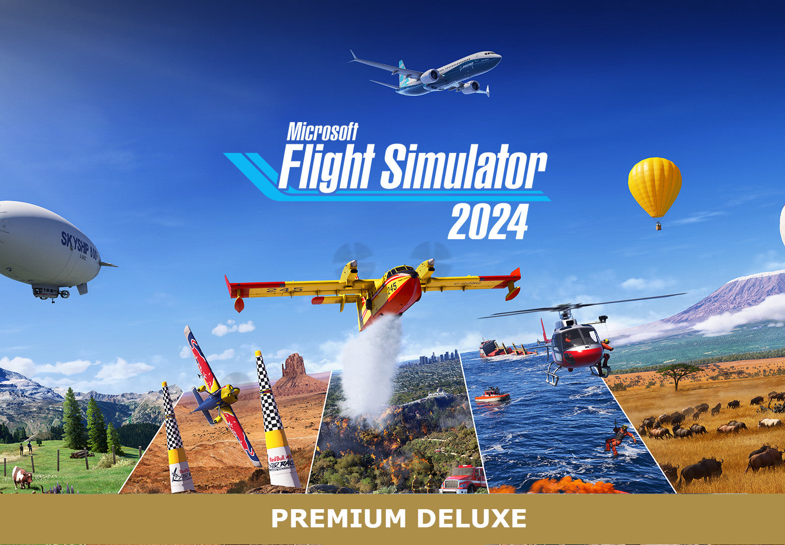 Microsoft Flight Simulator 2024 Premium Deluxe Edition EU Xbox Series X|S / PC CD Key