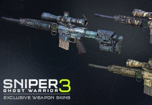 Sniper Ghost Warrior 3 - Hexagon Ice weapon skin pack DLC Steam CD Key