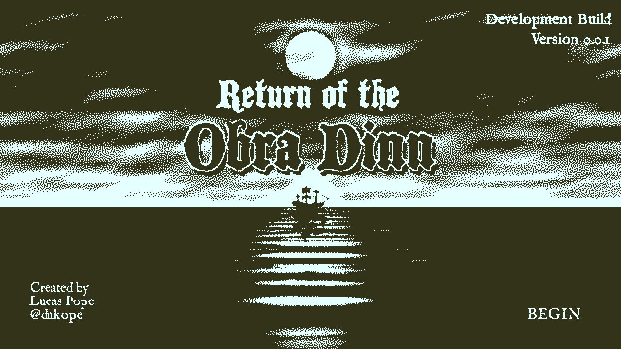 Return of the Obra Dinn EU Steam Altergift
