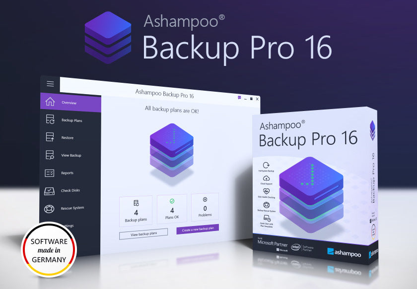 Ashampoo Backup Pro 16 Key (Lifetime / 1 PC)