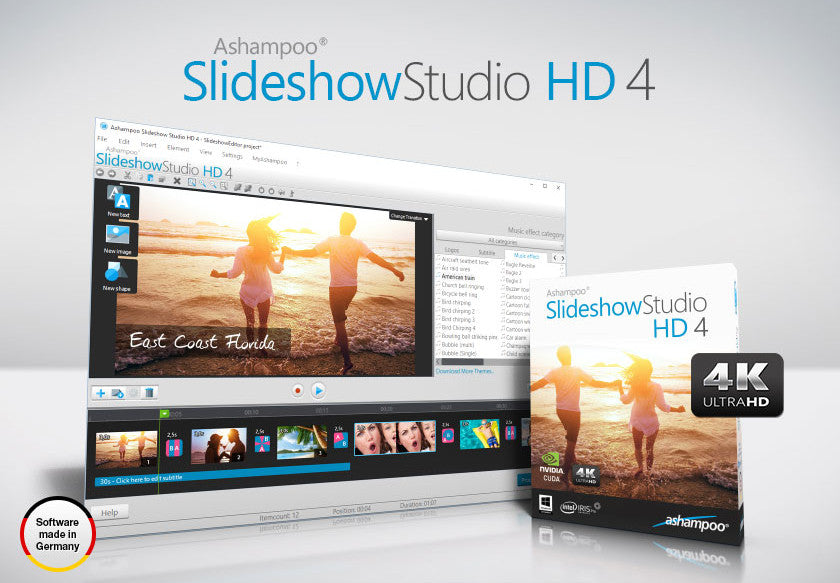 Ashampoo Slideshow Studio HD 4 Activation Key (Lifetime / 1 PC)