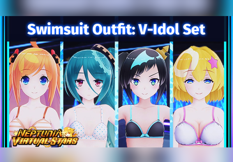Neptunia Virtual Stars - Swimsuit Outfit: V-Idol Set DLC PC Steam CD Key