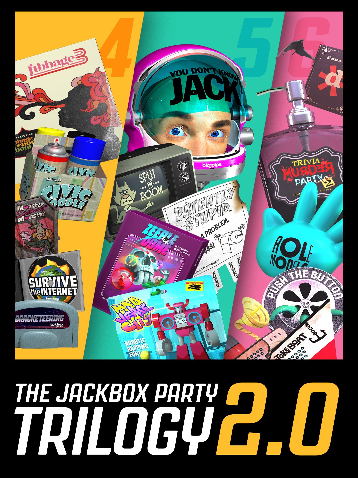 The Jackbox Party Trilogy 2.0 Steam CD Key